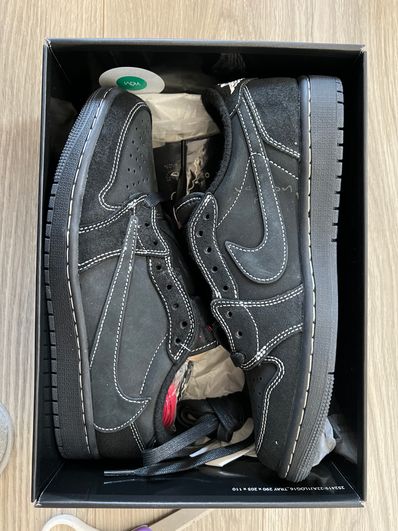 Travis Scott × Nike Air Jordan 1 Low OG SP "Black Phantom"