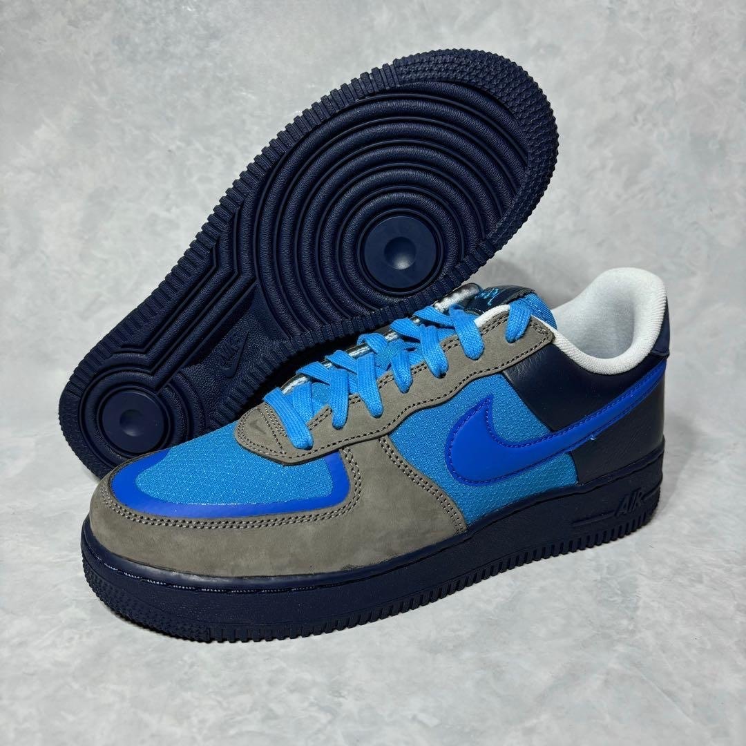 Stash × Nike Air Force 1 Low SP "Soft Grey and Harbor Blue" (2024)