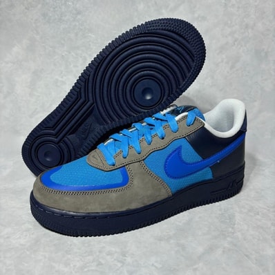 Stash × Nike Air Force 1 Low SP "Soft Grey and Harbor Blue" (2024)