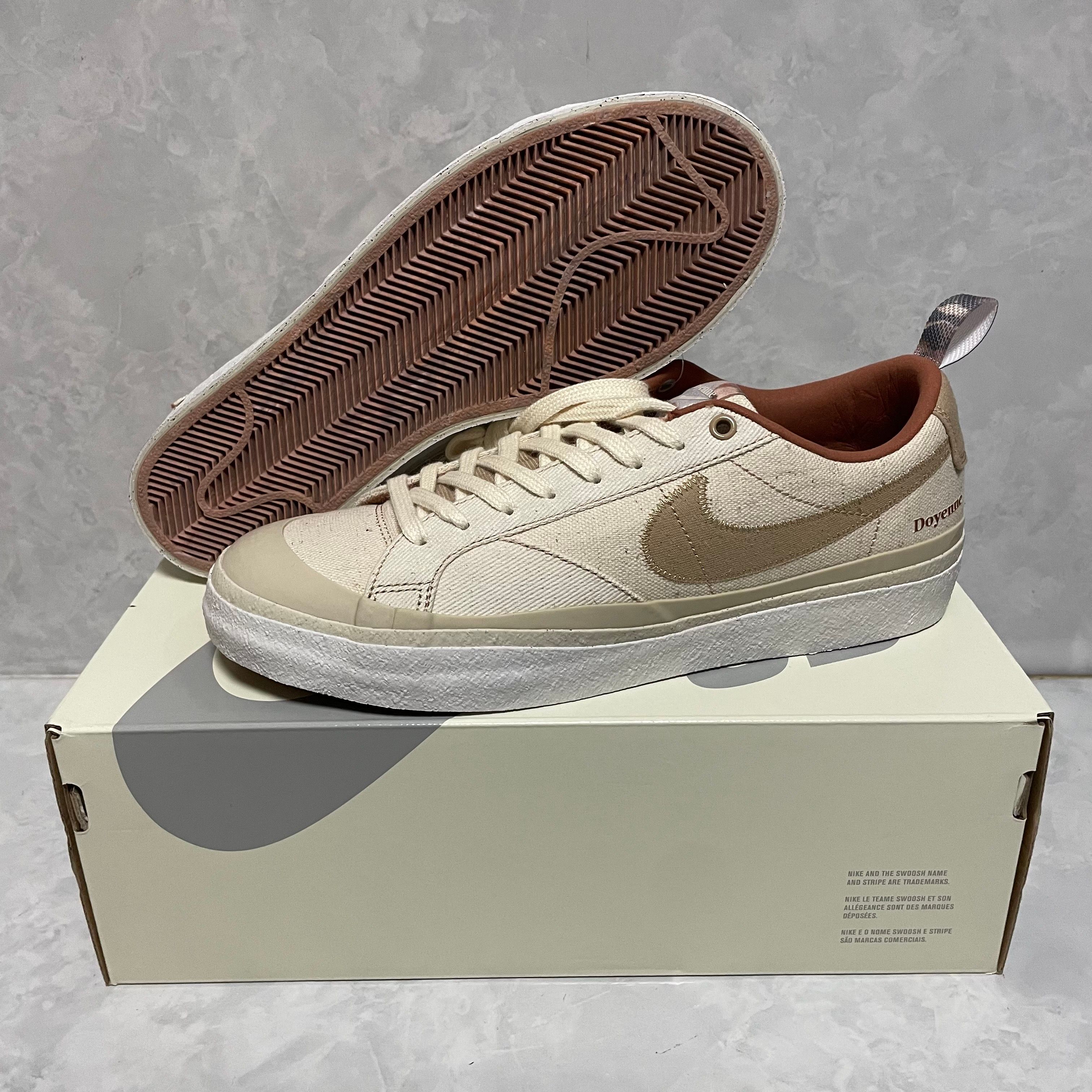 Doyenne × Nike SB Blazer Low "Coconut Milk and Rattan"