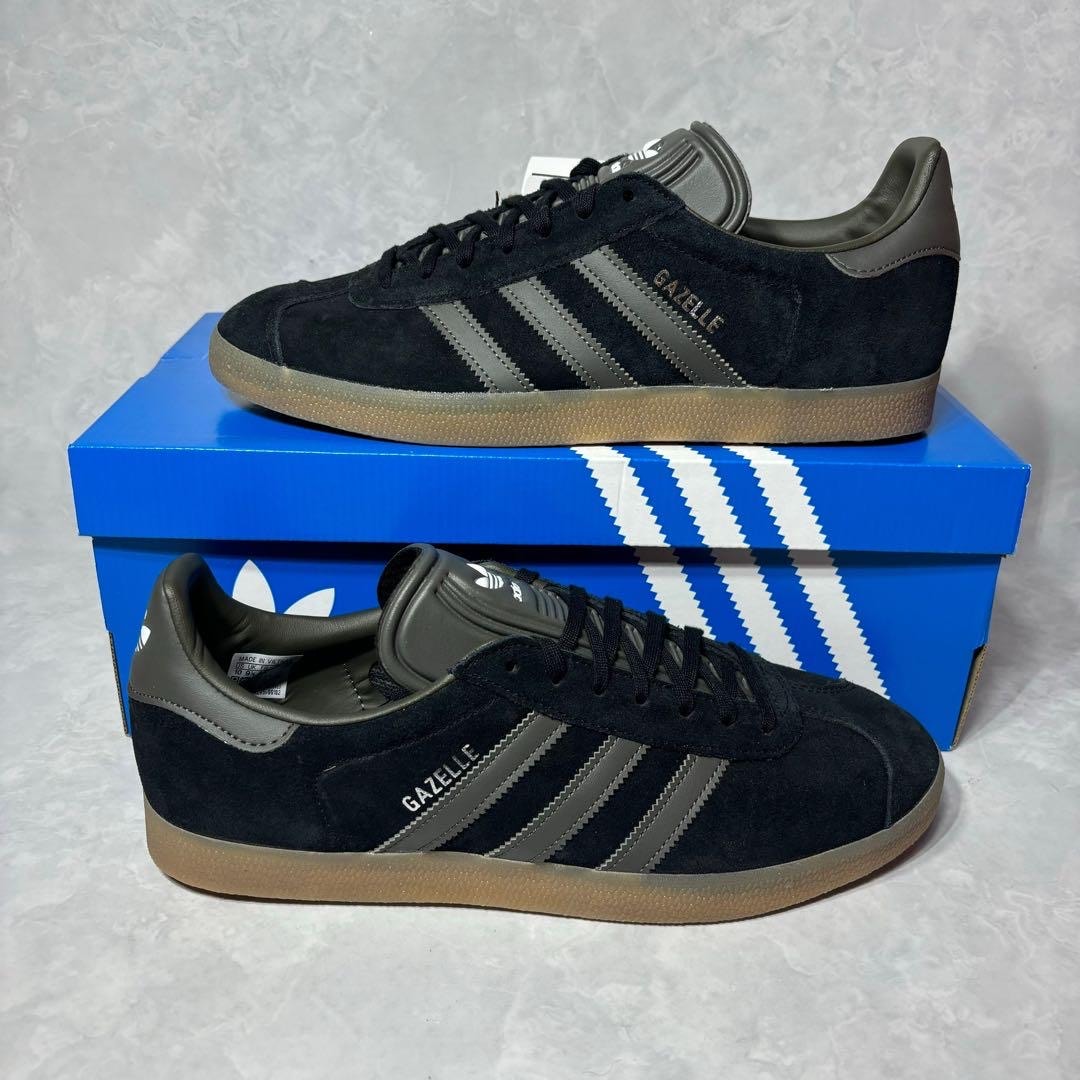 チッチーノ✴︎【試着のみ】adidas gazelle 24㎝　ブラック ◇adidas◇ガゼル GAZELLE 定番 人気色 ブラック ユニセックス