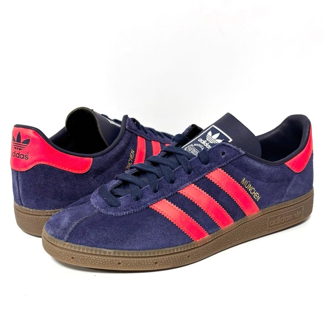 adidas Munchen "Dark Blue/Solar Red/Gum"