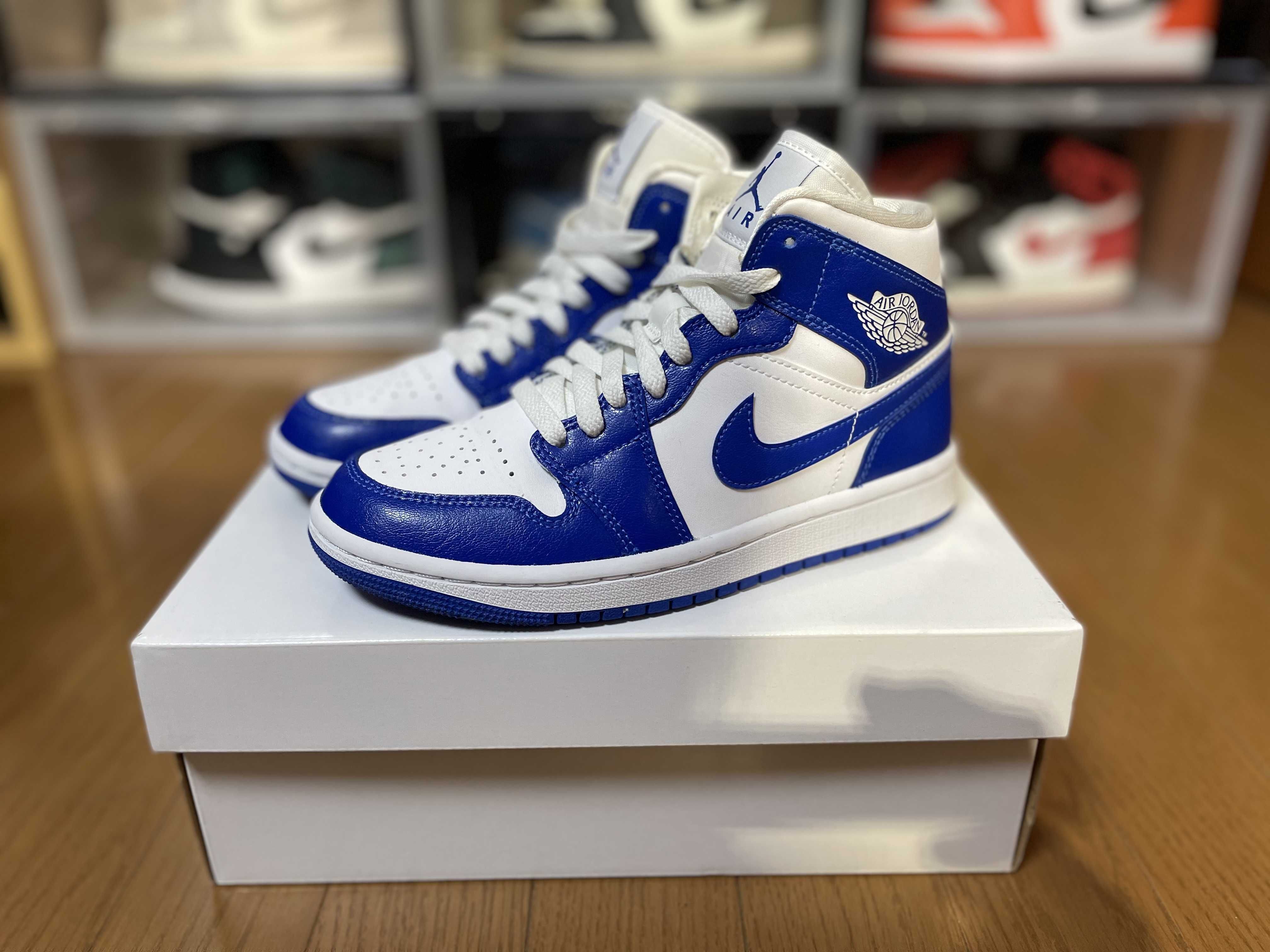 Nike Women's Air Jordan 1 Mid "Kentucky Blue"