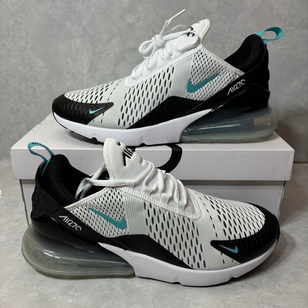 ナイキ ウィメンズ エアマックス270 "ホワイト/ブラック/ブルー"