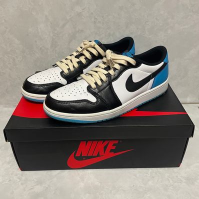 Nike Air Jordan 1 Low OG "Black and Dark Powder Blue/UNC"