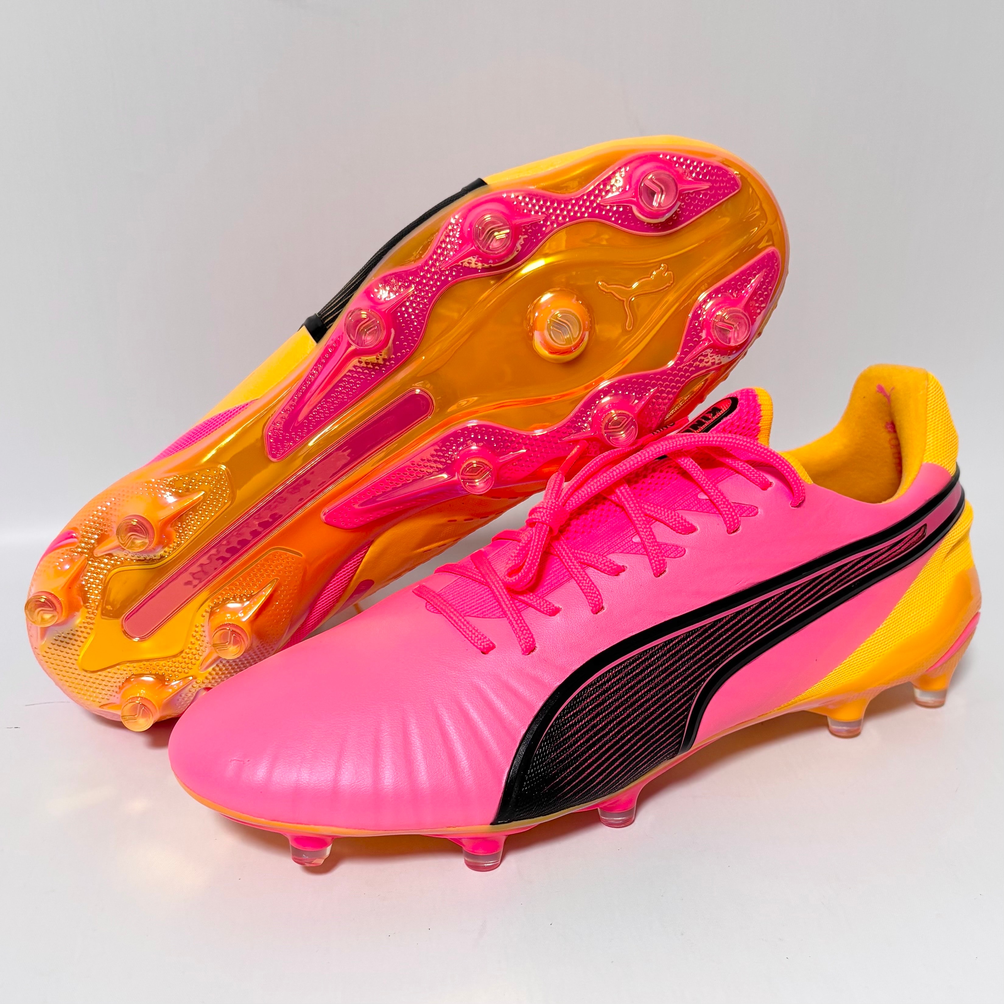 Puma King Ultimate Tricks FG/AG "Sun Stream/Puma Black/Sunset Glow"