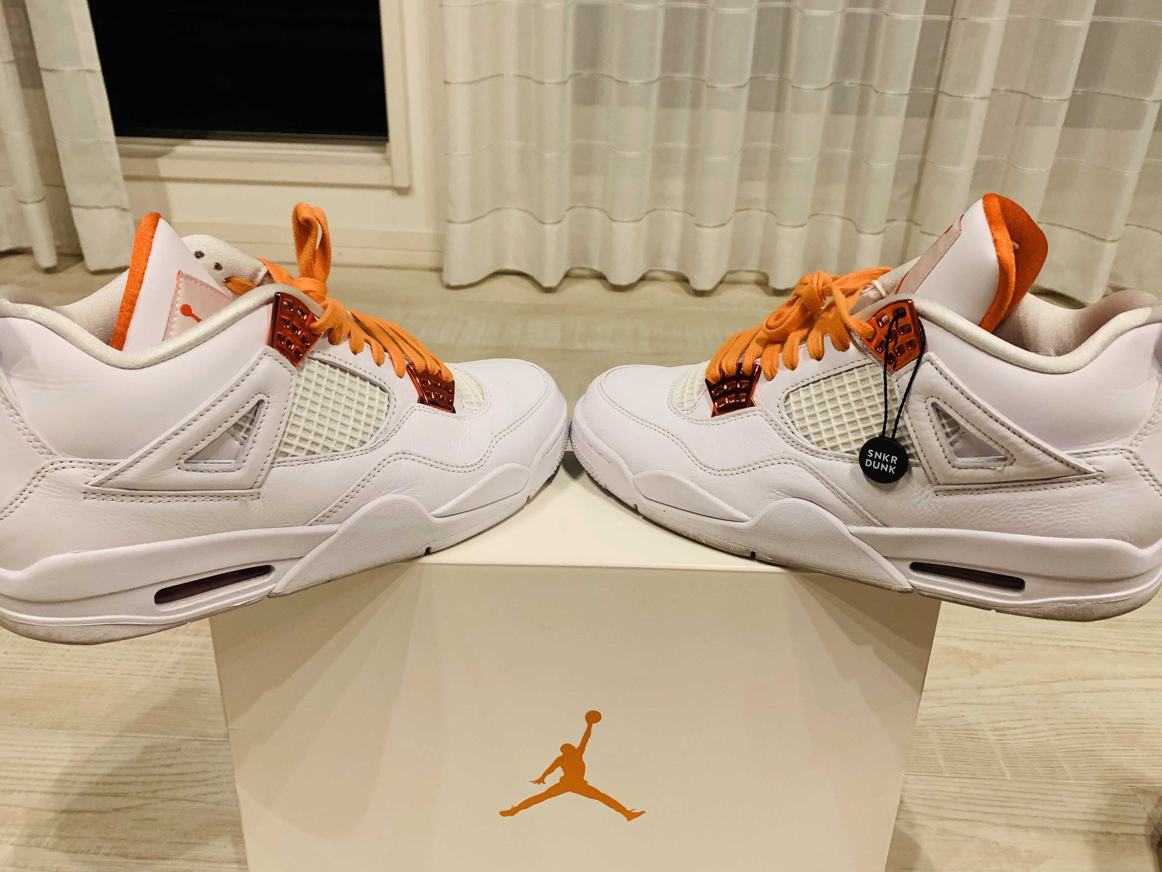 Nike Air Jordan 4 Retro "White/Team Orange"