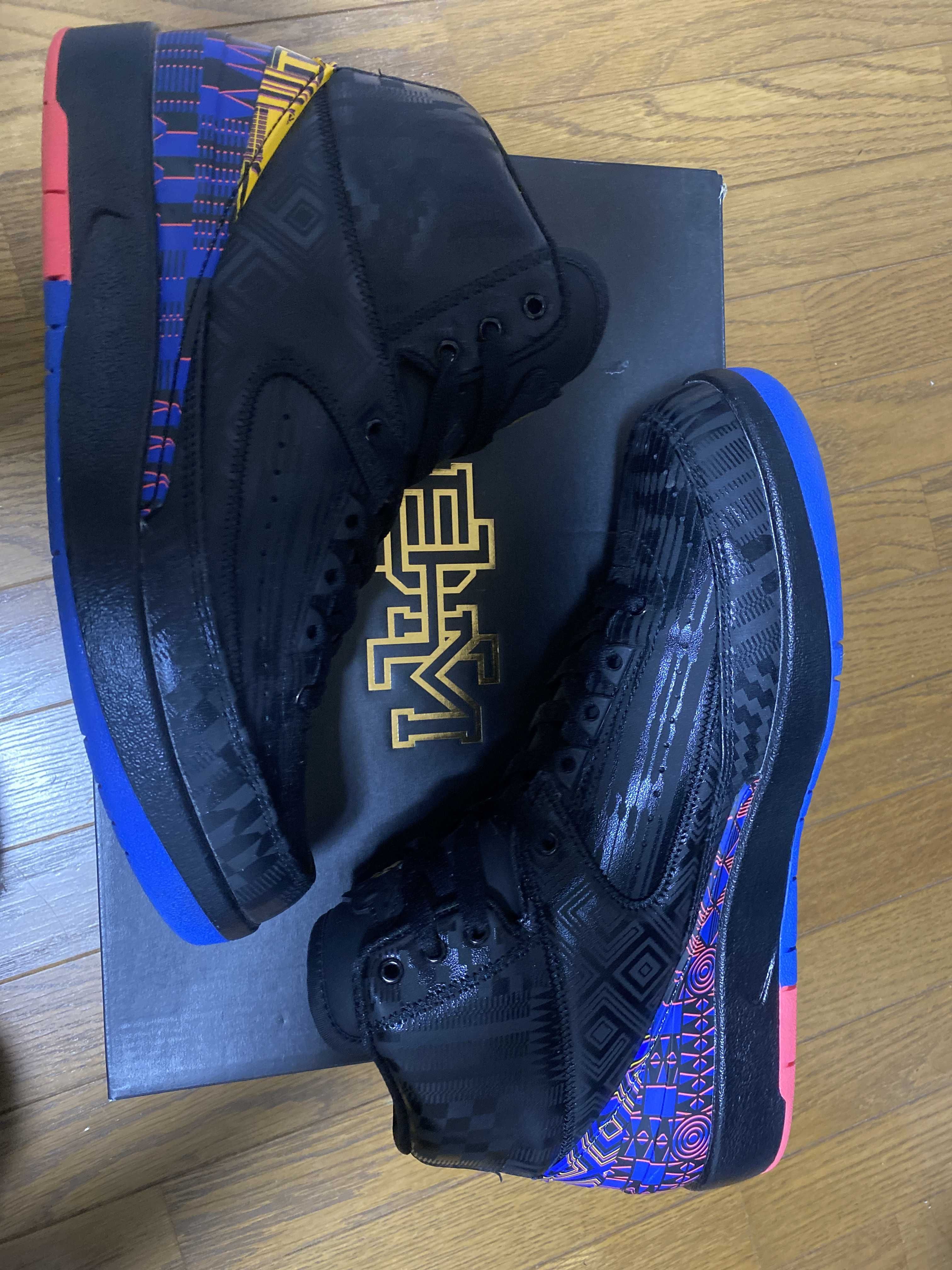 NIKE AIR JORDAN 2 RETRO BHM "BLACK"