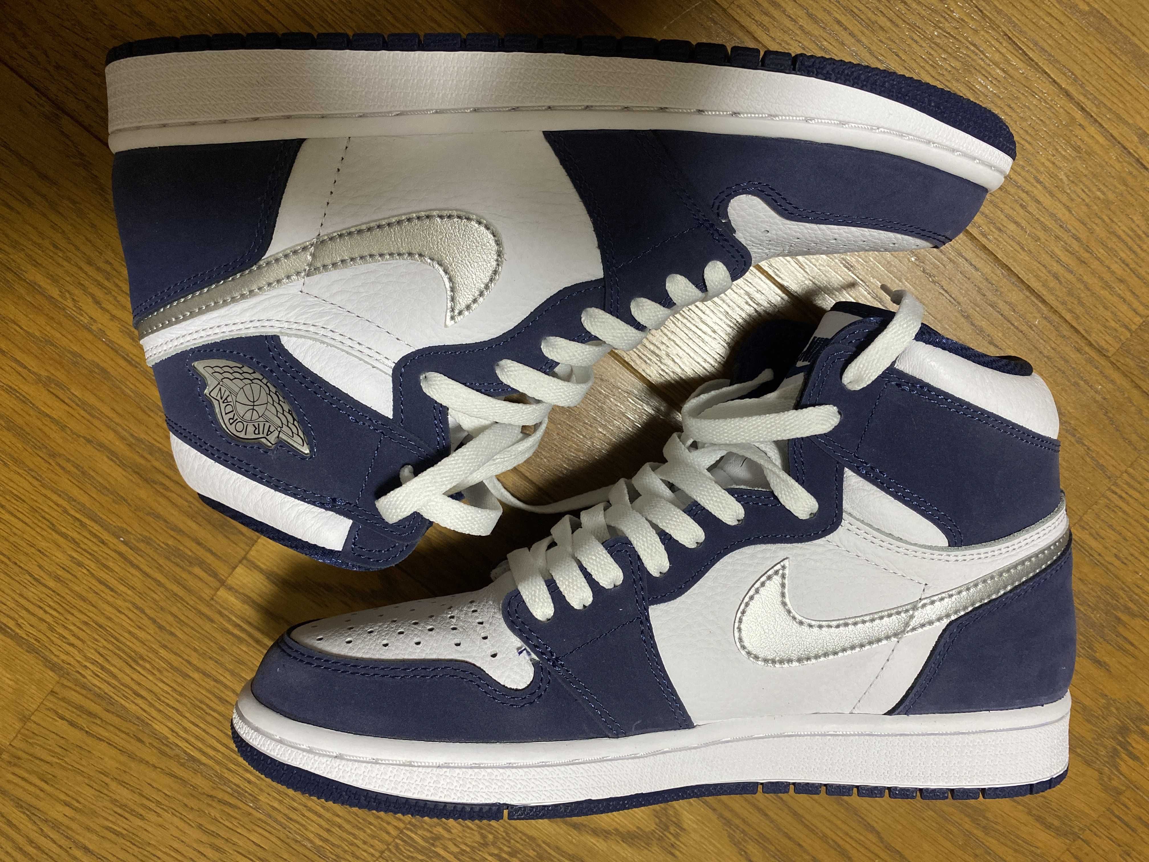 Nike Air Jordan 1 High OG CO.JP "White/Midnight Navy" (2020)(ブリーフケースなし)