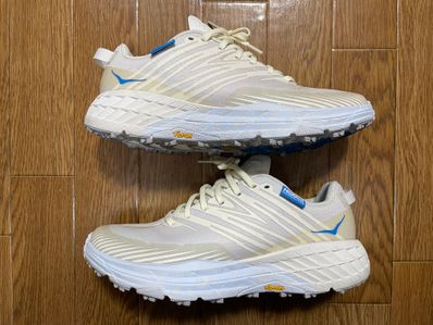 thisisneverthat × Hoka Speedgoat 4 "Marshmallow/Cyan Blue"
