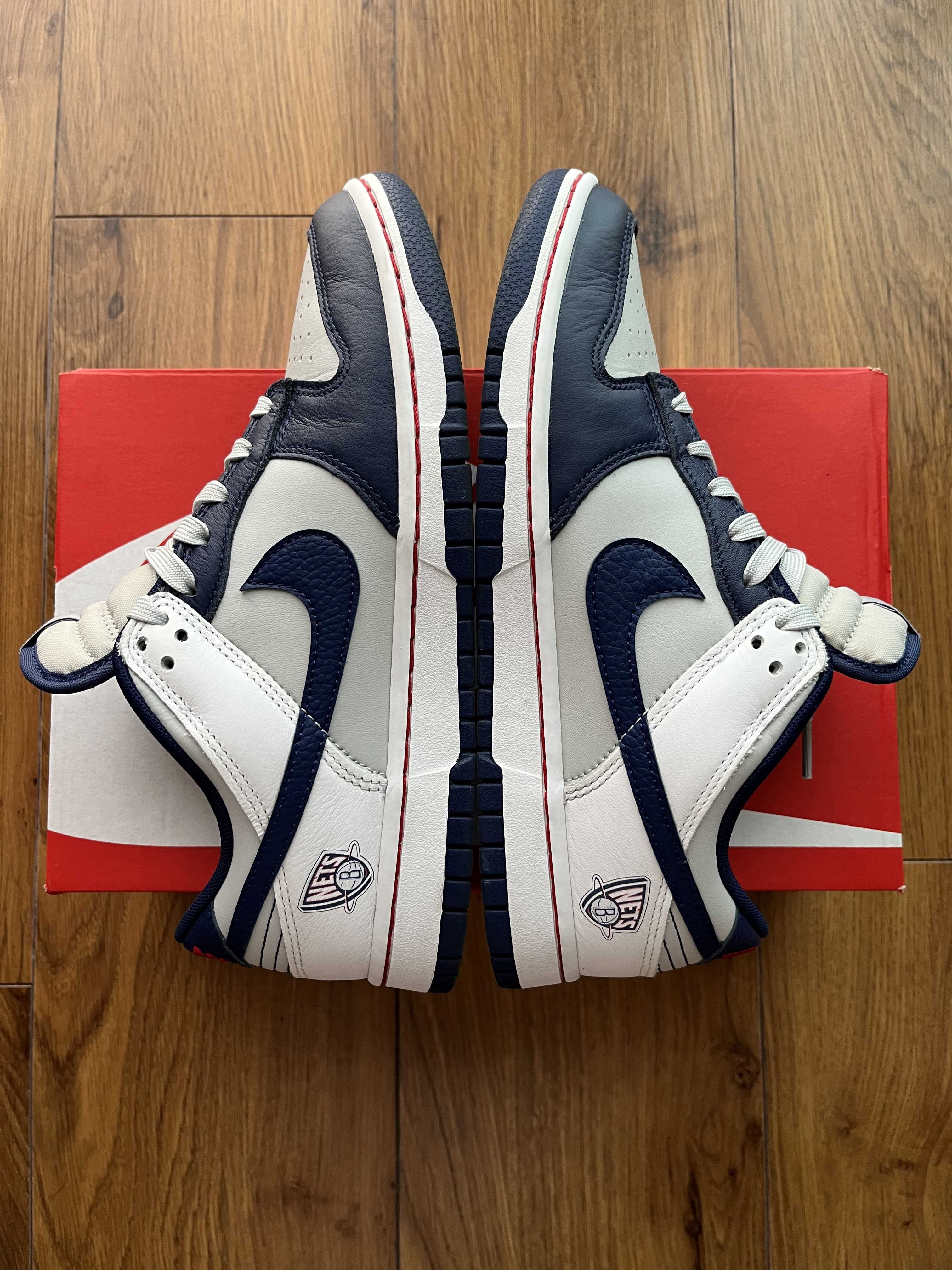 NBA × Nike Dunk Low EMB 75th Anniversary "Nets"