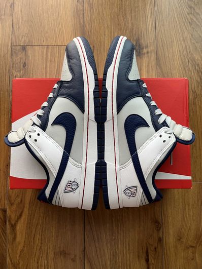 NBA × Nike Dunk Low EMB 75th Anniversary "Nets"