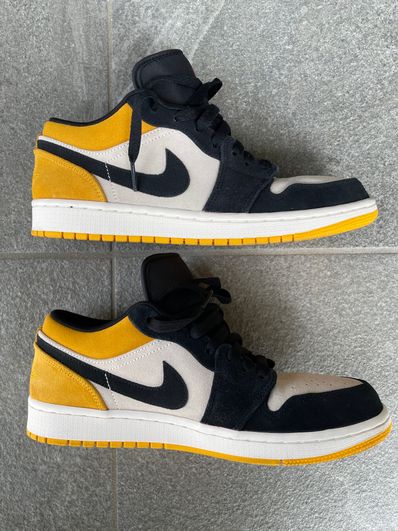 Nike Air Jordan 1 Low "Sail University Gold Black"