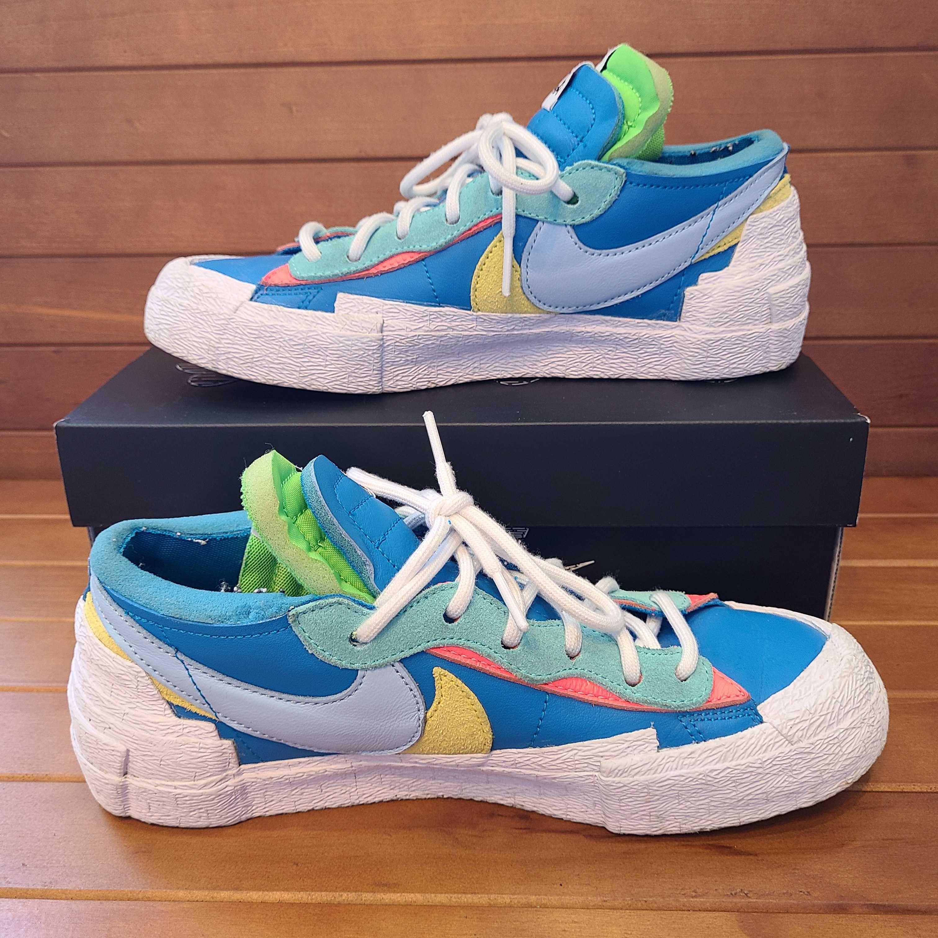 KAWS × sacai × Nike Blazer Low "Neptune Blue"