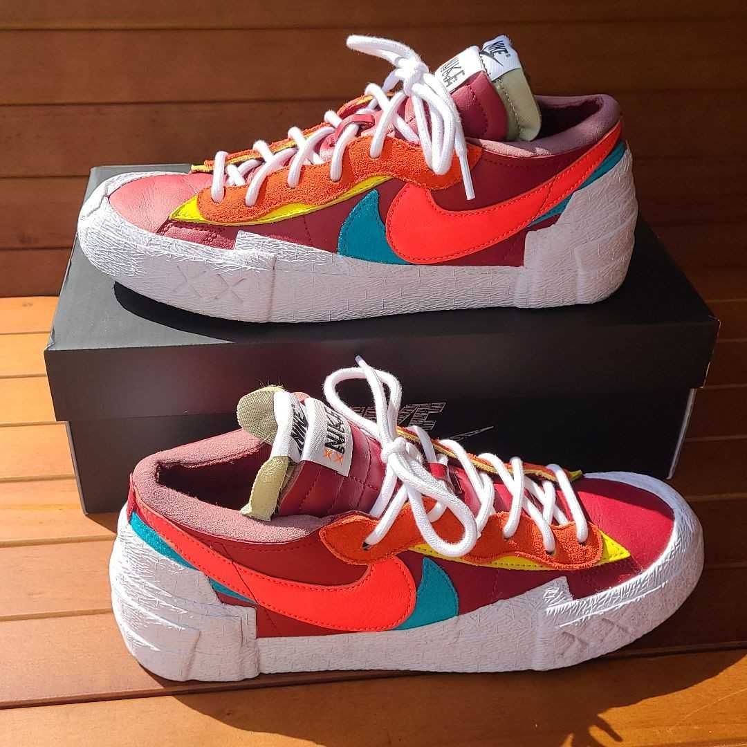 KAWS × sacai × Nike Blazer Low "Team Red"