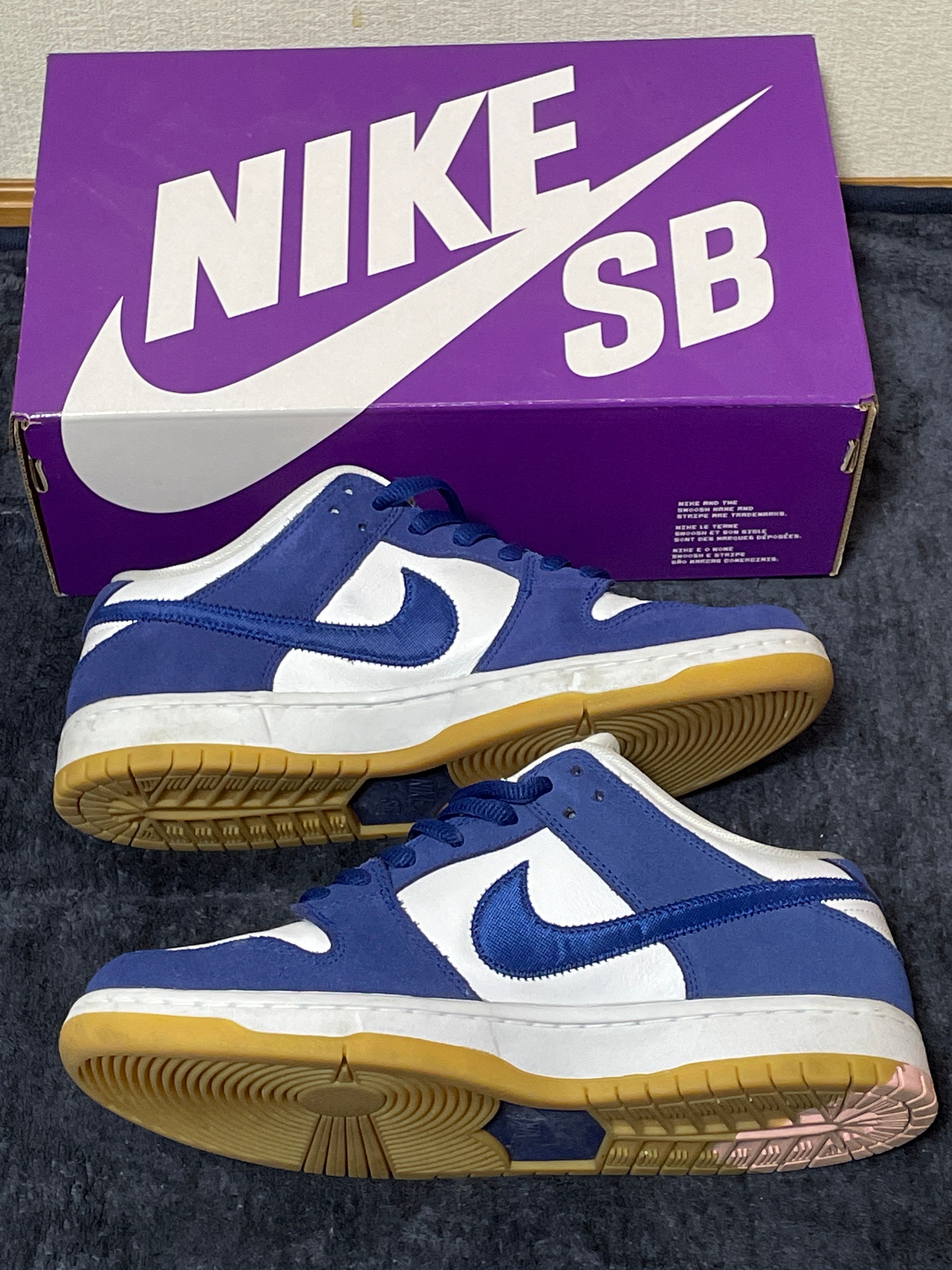 Nike SB Dunk Low "Los Angeles Dodgers/Deep Royal Blue"