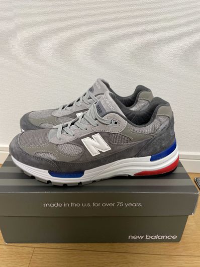 New Balance 992 "GRAY/BLUE/RED"
