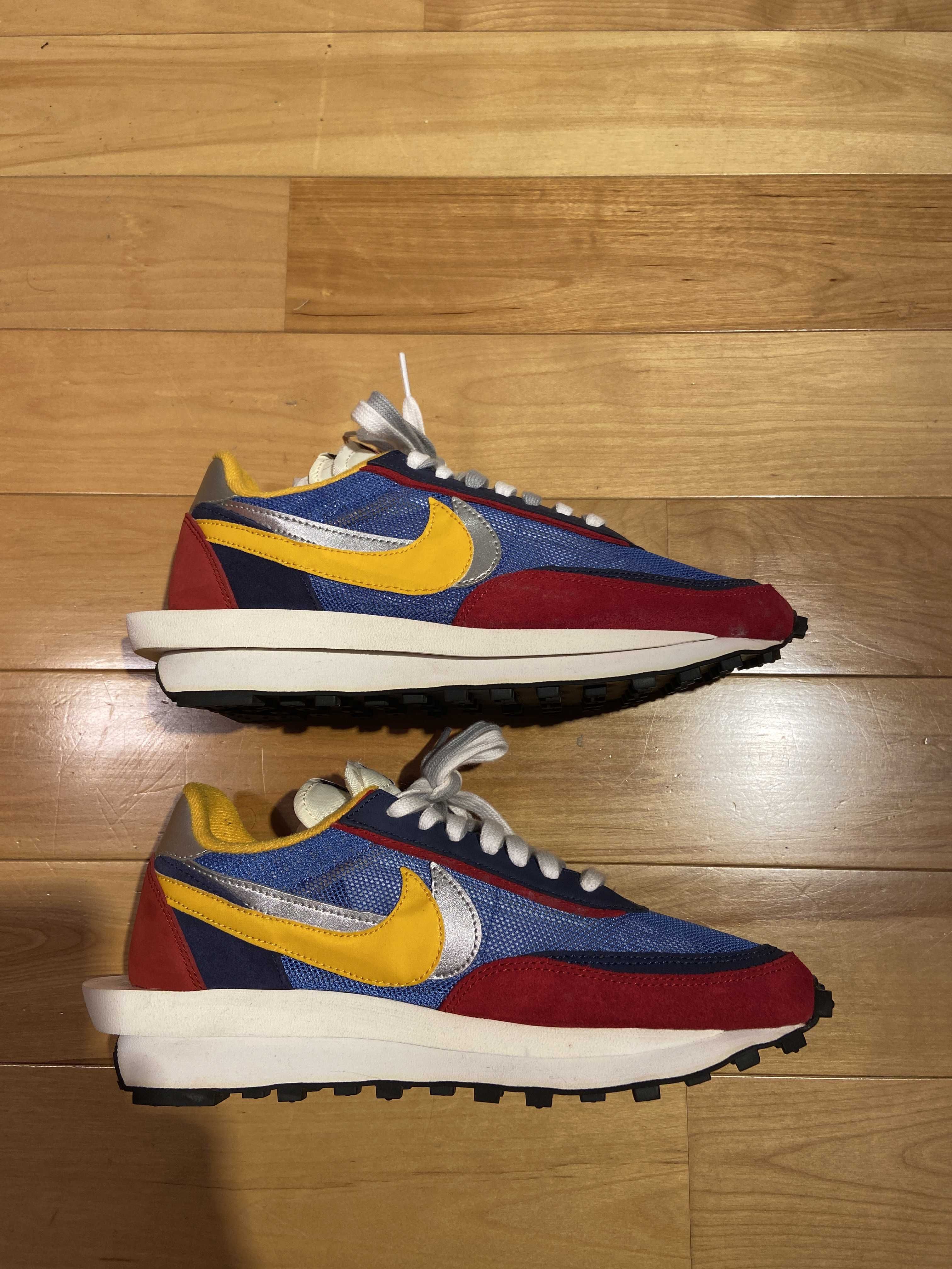 sacai × Nike LDV Waffle "Red/Blue"