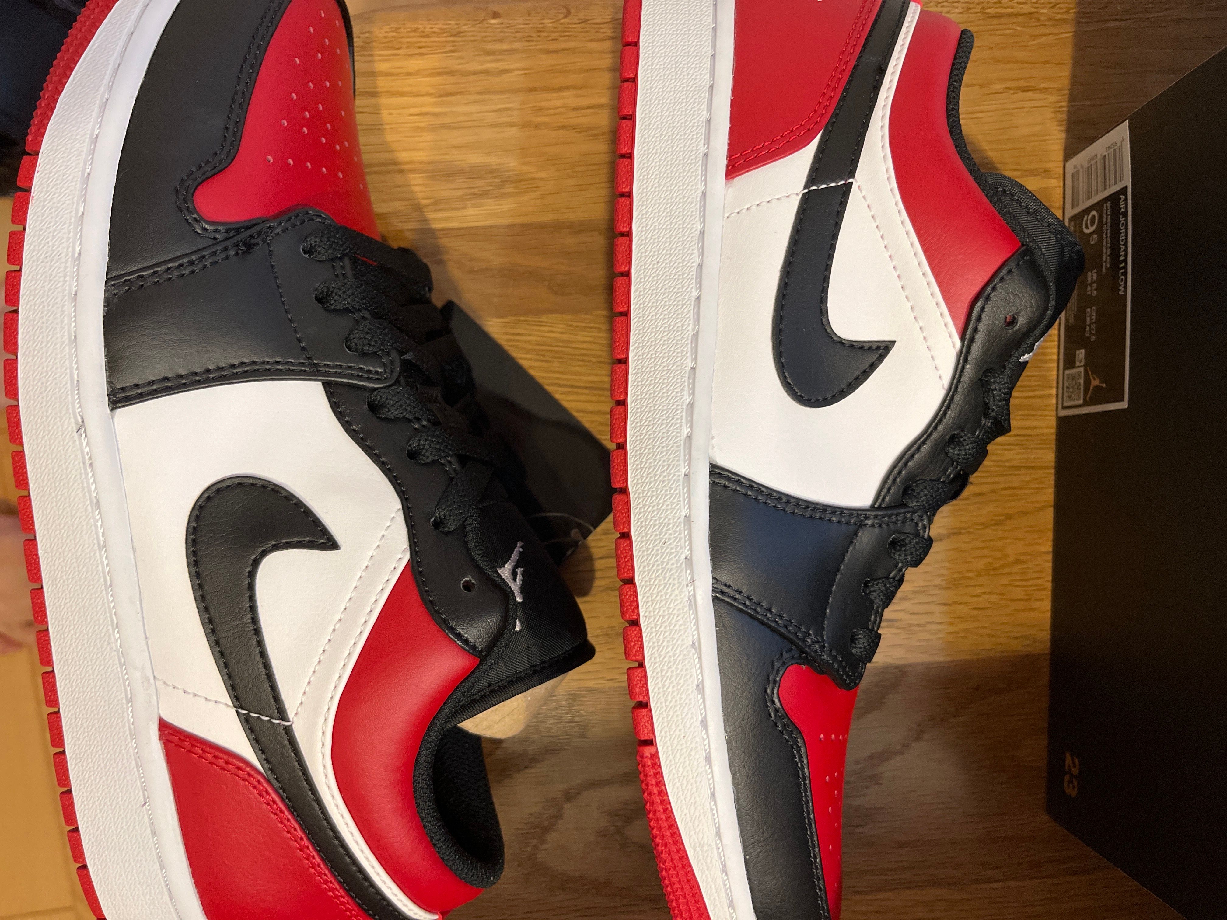 Nike Air Jordan 1 Low "Bred Toe"