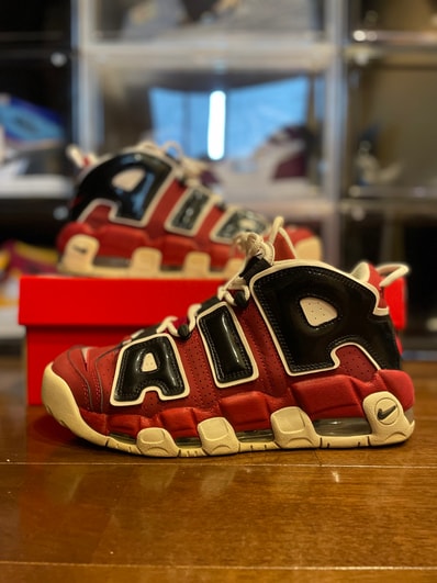 Nike Air More Uptempo ’96 "Black and Varsity Red" (2021)