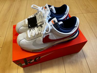 sacai × Nike Zoom Cortez "White and University Red"