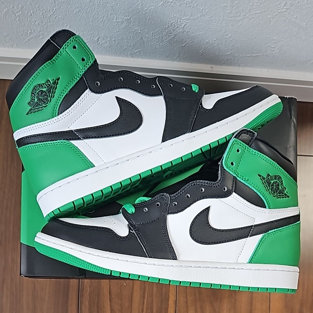 Nike Air Jordan 1 Retro High OG "Celtics/Black and Lucky Green" (2023)
