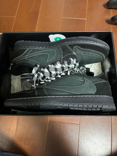 Travis Scott × Nike Air Jordan 1 Low OG SP "Black Phantom"