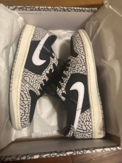 Nike Air Jordan 1 Retro Low OG "Black Cement"