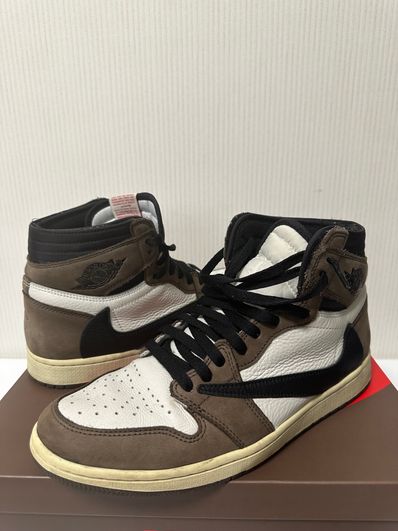 Travis Scott × Nike Air Jordan 1 Retro High OG TS SP "Sail/Dark Mocha"