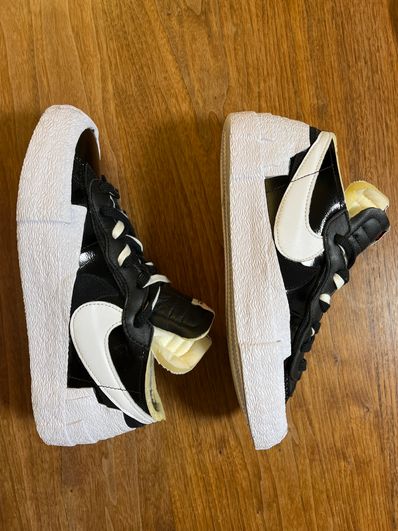 sacai × Nike Blazer Low "Black Patent Leather"