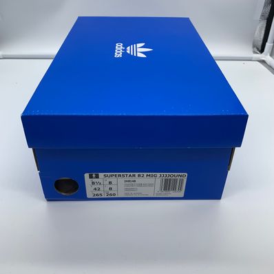 JJJJound × adidas Superstar 82 Made in Germany "Off White/Core Black/Off White"