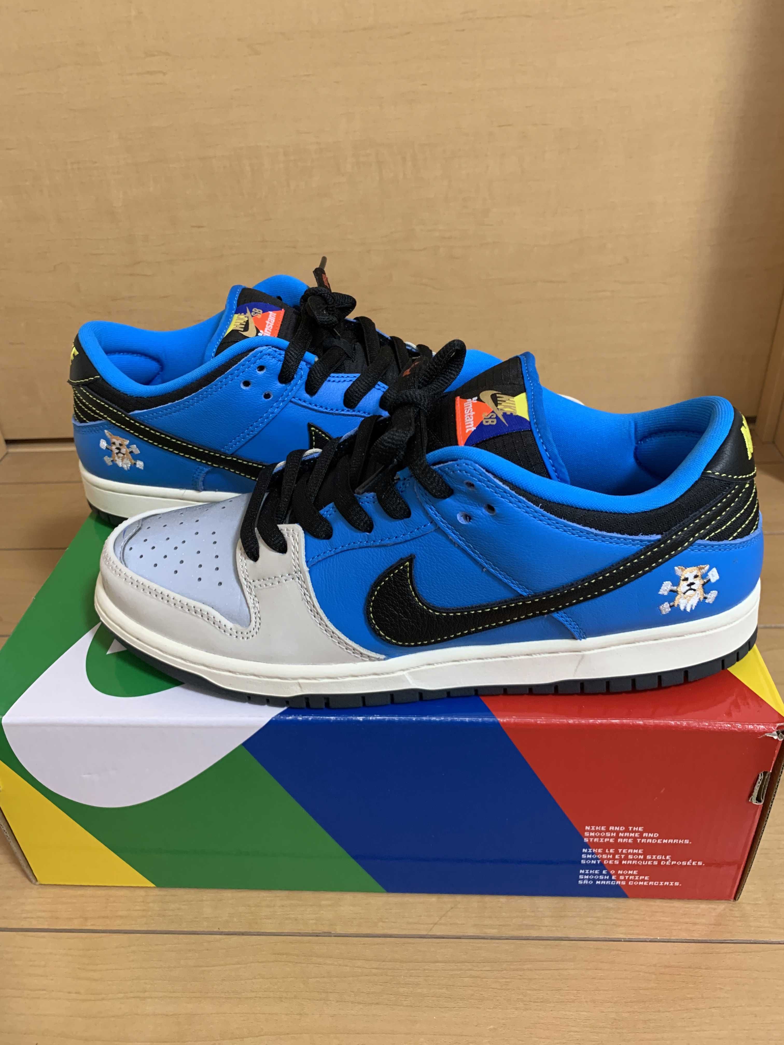 Instant Skateboards × Nike SB Dunk Low "Blue Hero"