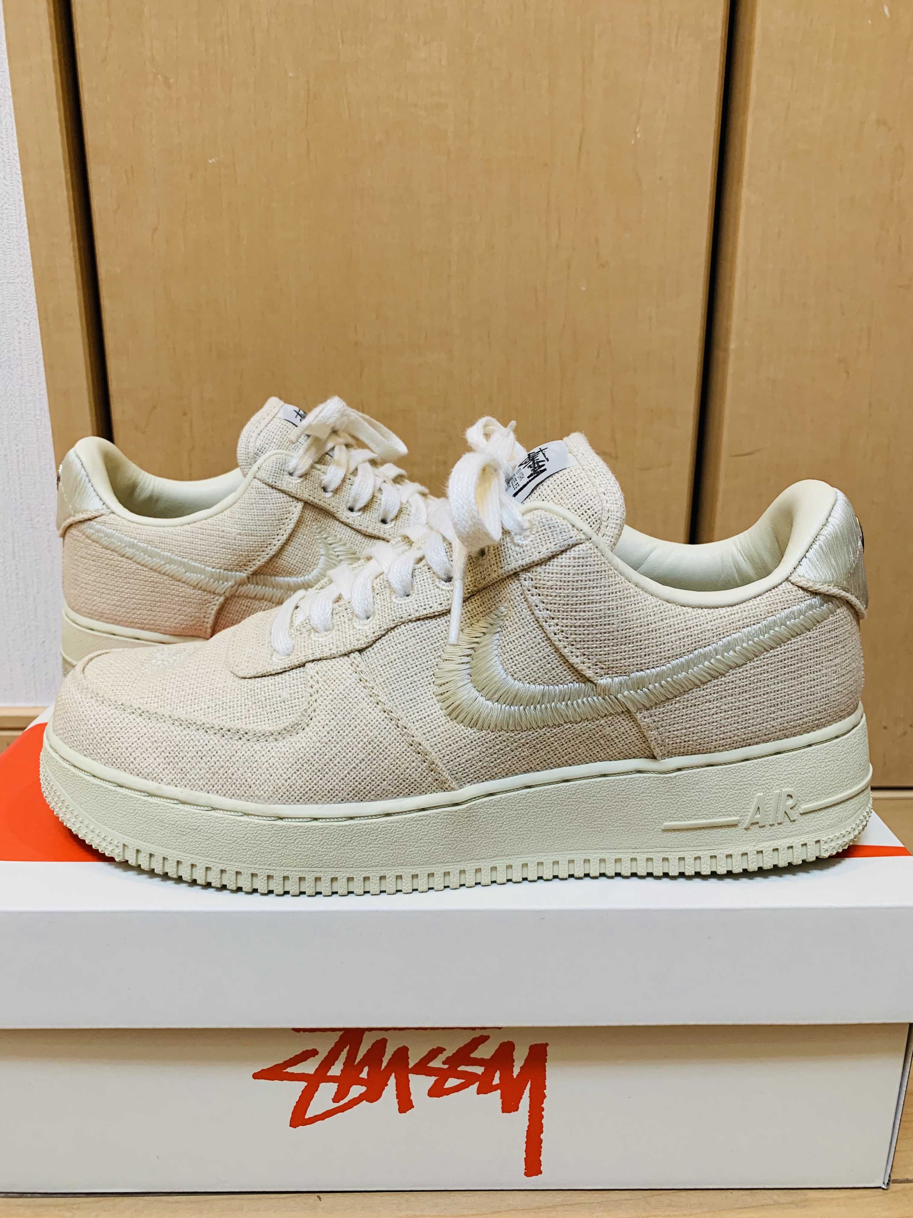Stussy × Nike Air Force 1 Low "Fossil Stone"