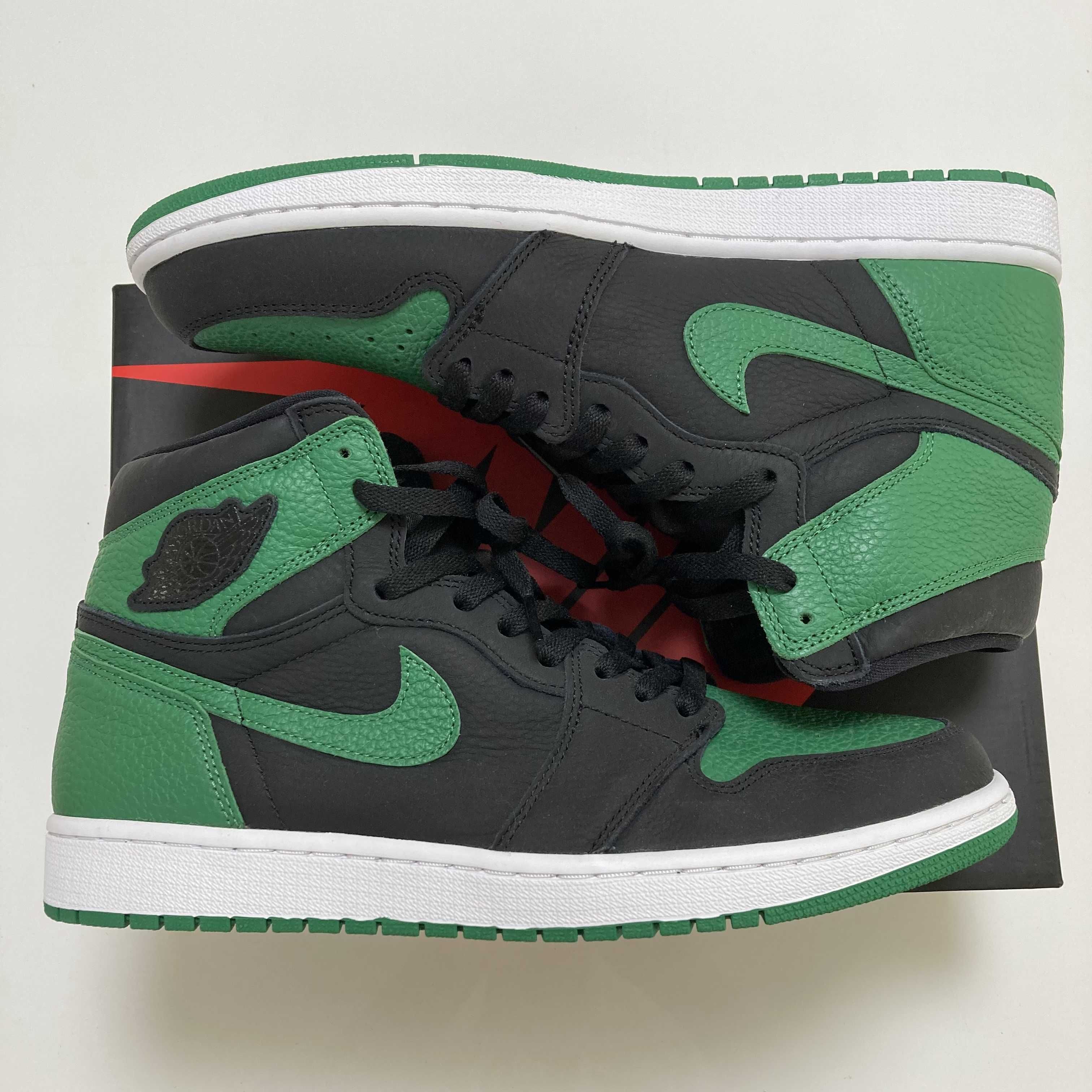 Nike Air Jordan 1 Retro High OG "Black/Pine Green" (2020)      