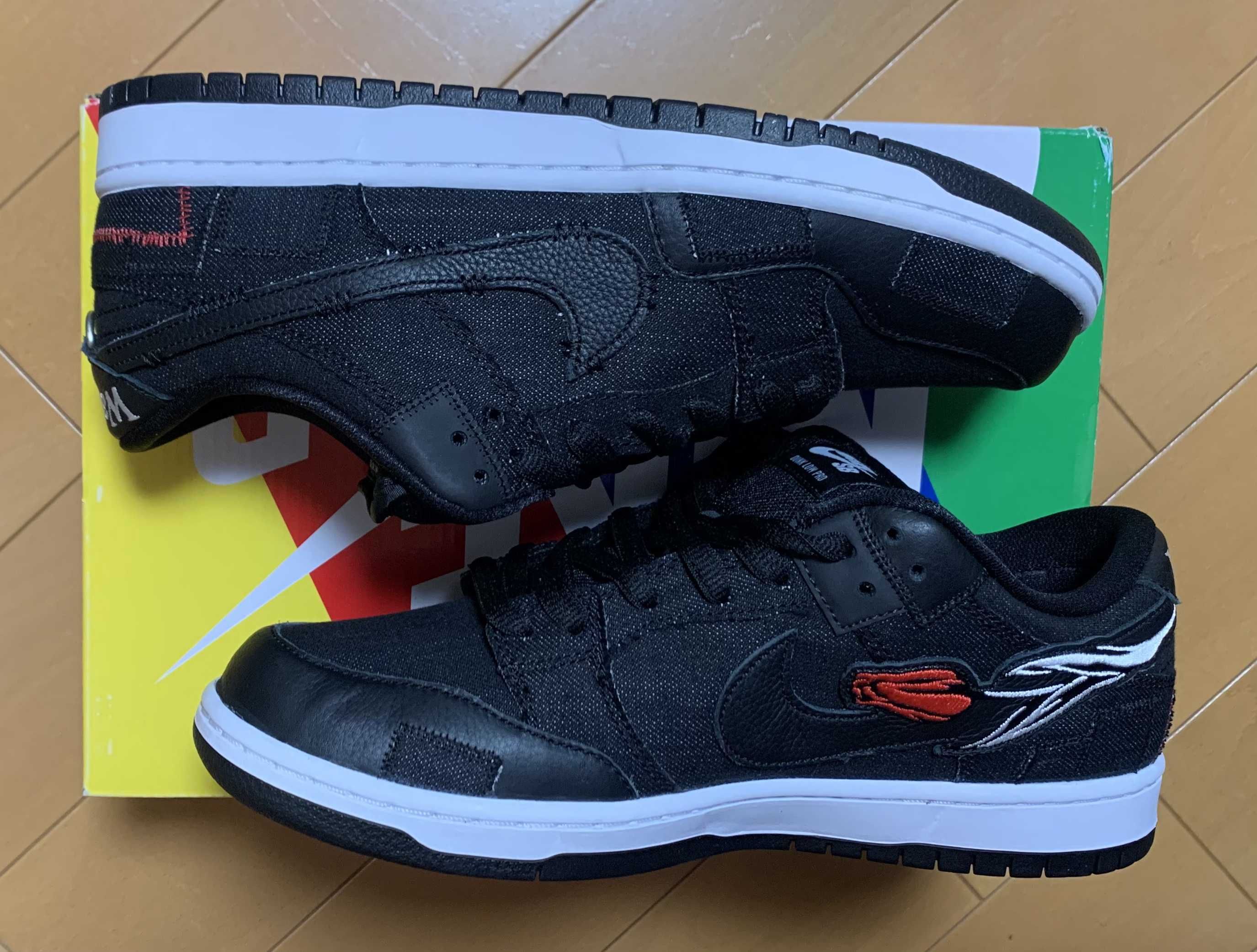 Wasted Youth × Nike SB Dunk Low "Black Denim" / VERDY