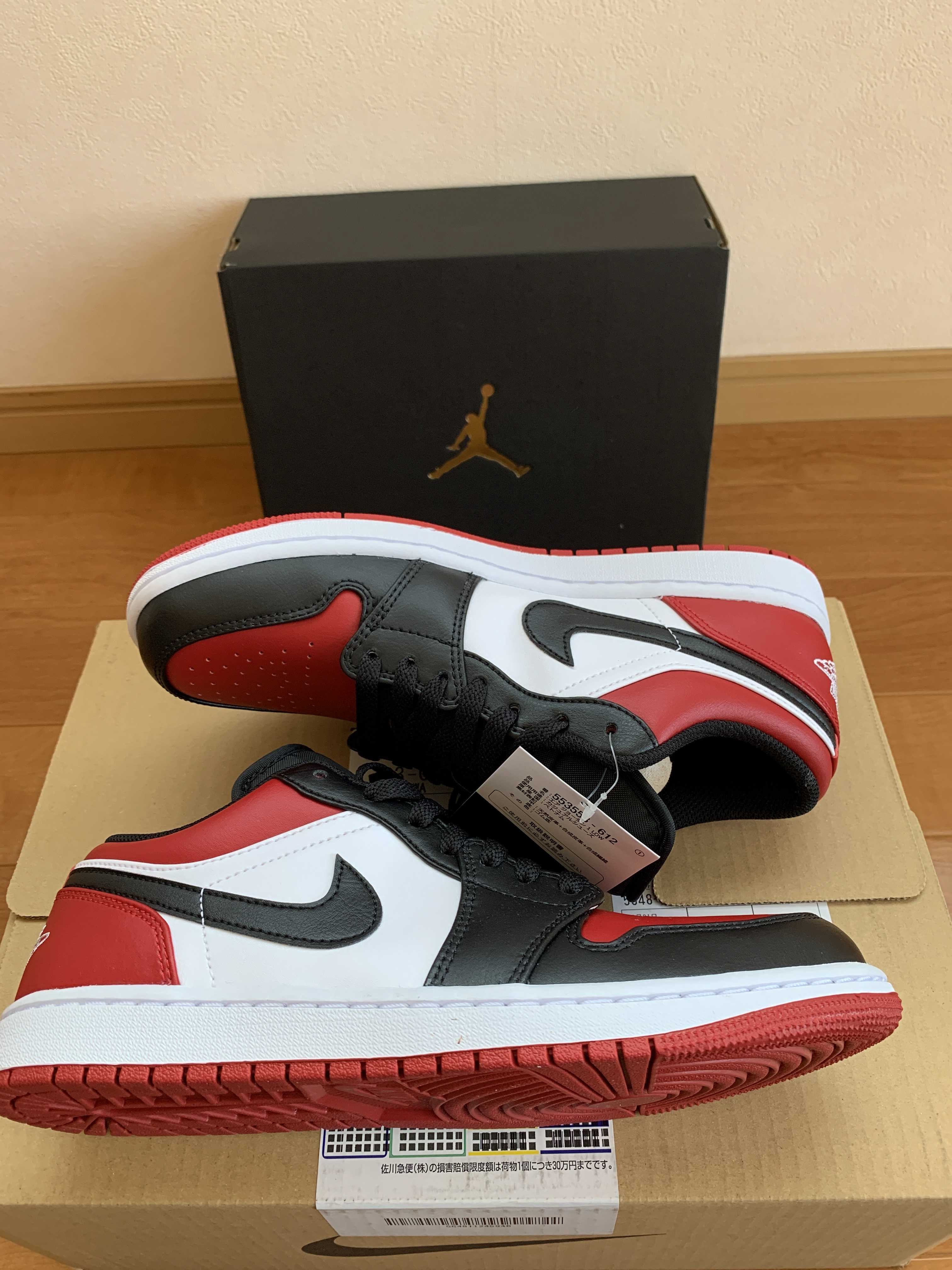 Nike Air Jordan 1 Low "Bred Toe"