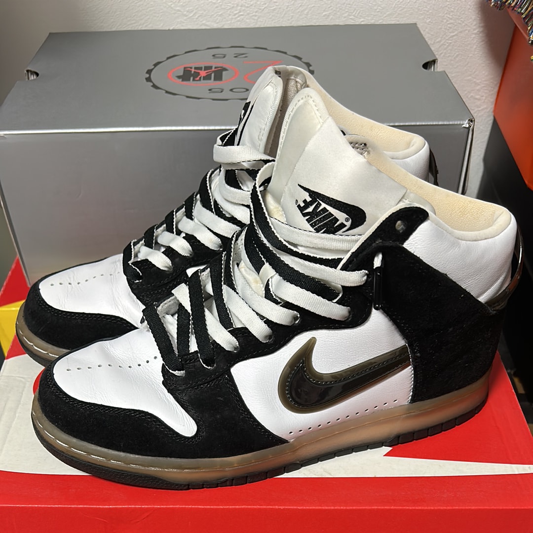 SLAM JAM x NIKE DUNK HIGH "WHITE/CLEAR BLACK"