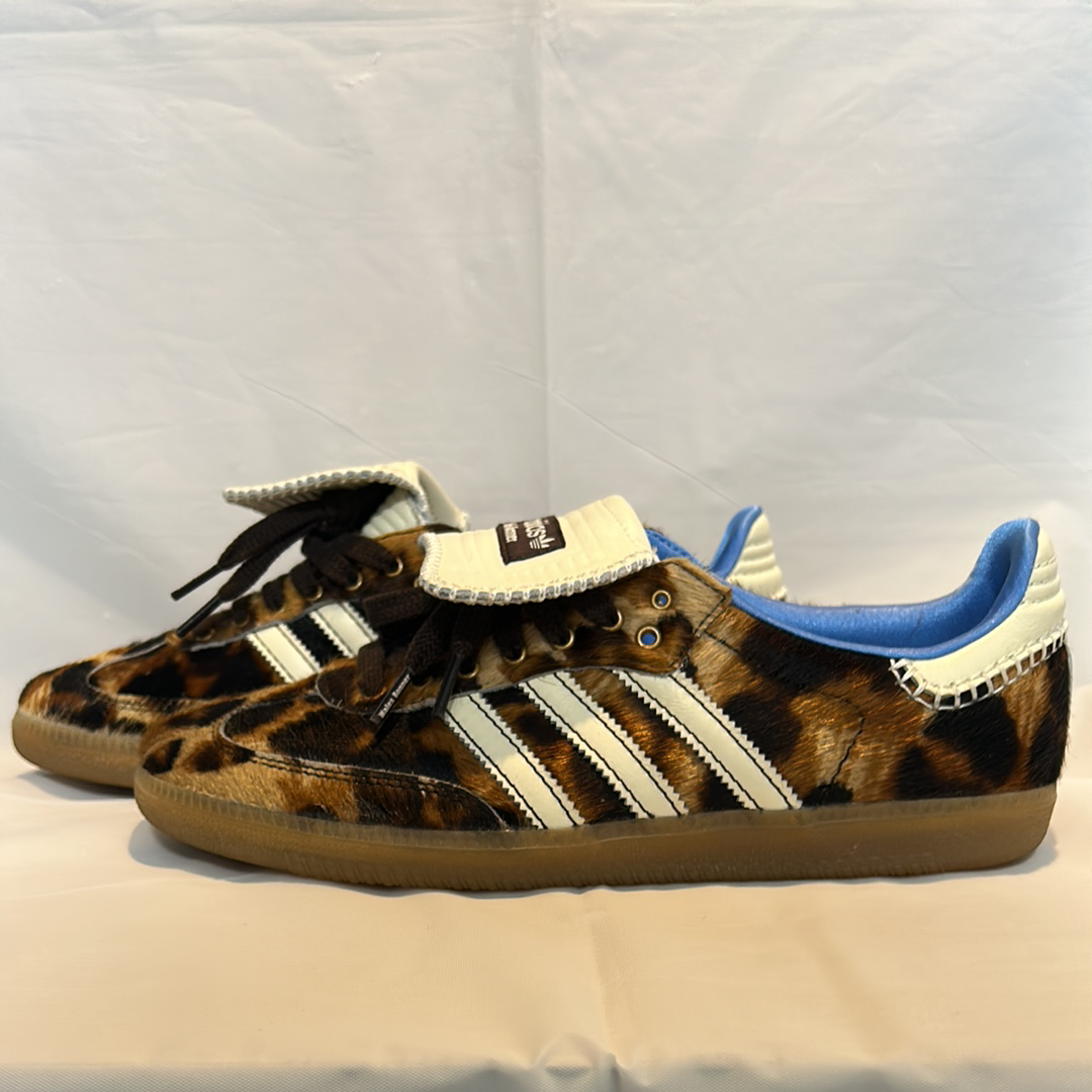Wales Bonner × adidas Samba Pony Leo Low "Dark Brown/Cream White"