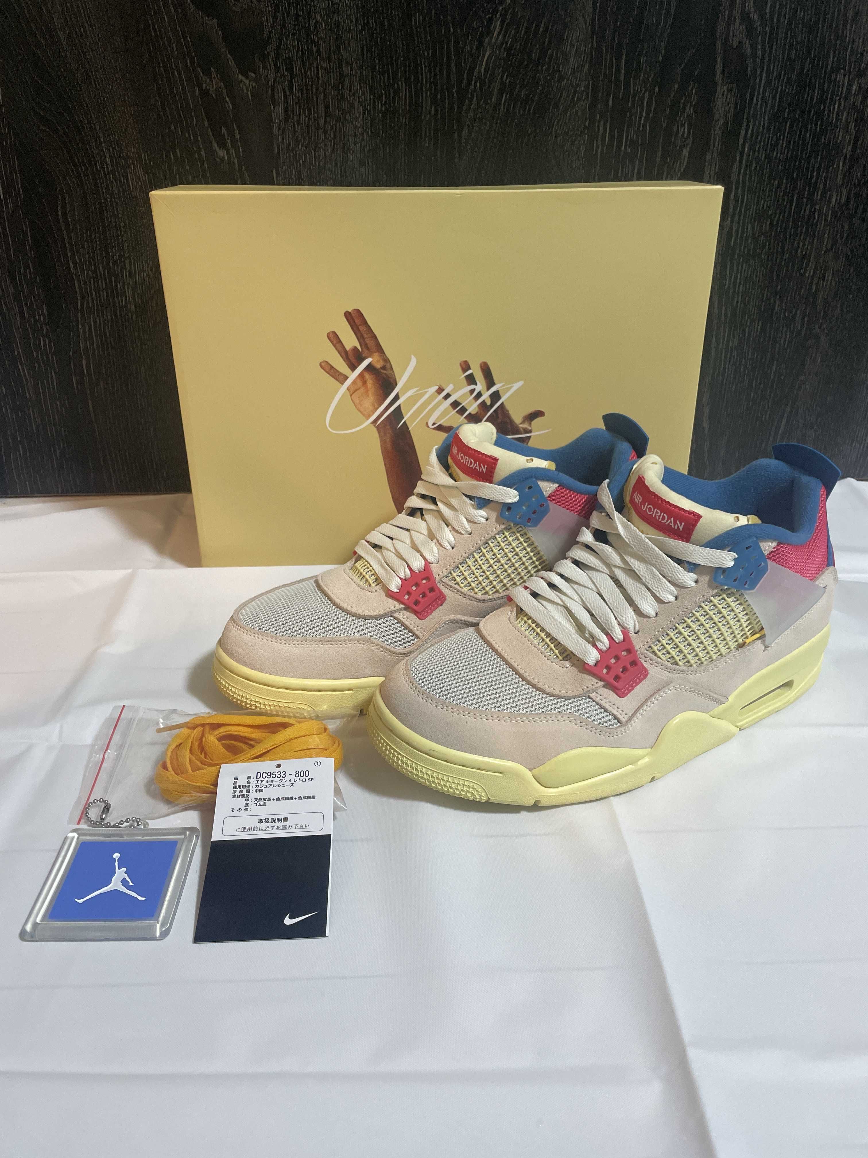 UNION × Nike Air Jordan 4 SP "Guava Ice/Light Fusion Red"