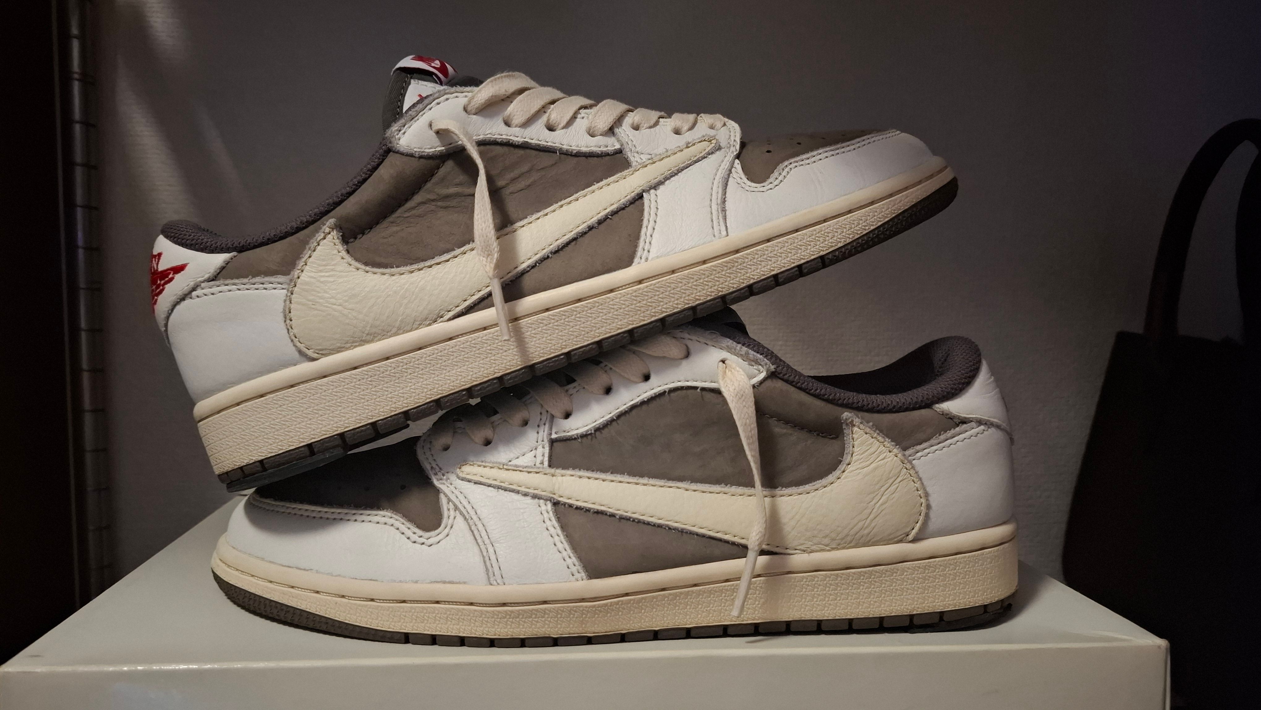 Travis Scott × Nike Air Jordan 1 Low OG SP "Reverse Mocha/Sail and Ridgerock"
