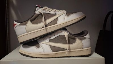 Travis Scott × Nike Air Jordan 1 Low OG SP "Reverse Mocha/Sail and Ridgerock"