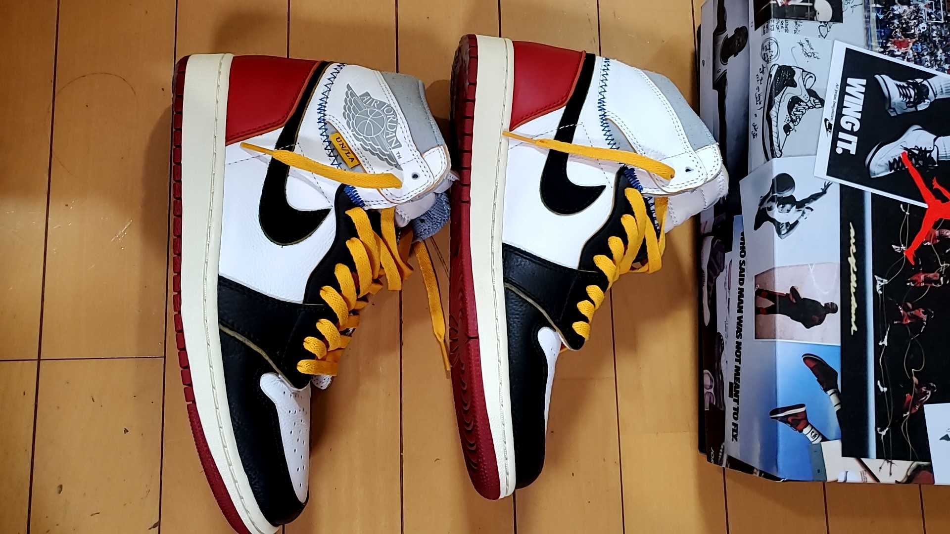 UNION × Nike Air Jordan 1 Retro High OG NRG "Varsity Red/Wolf Grey"