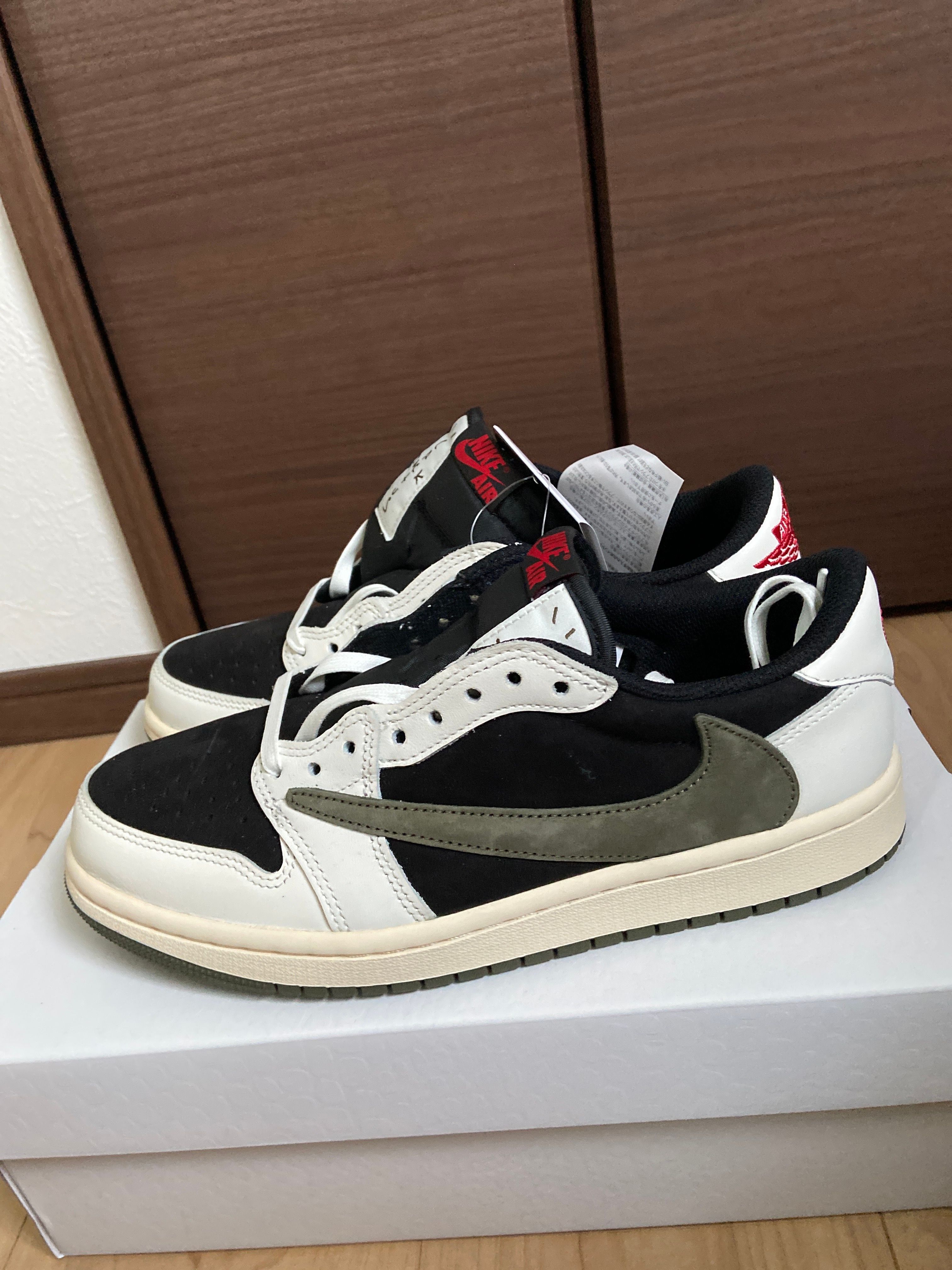 Travis Scott × Nike Women's Air Jordan 1 Low OG "Medium Olive"