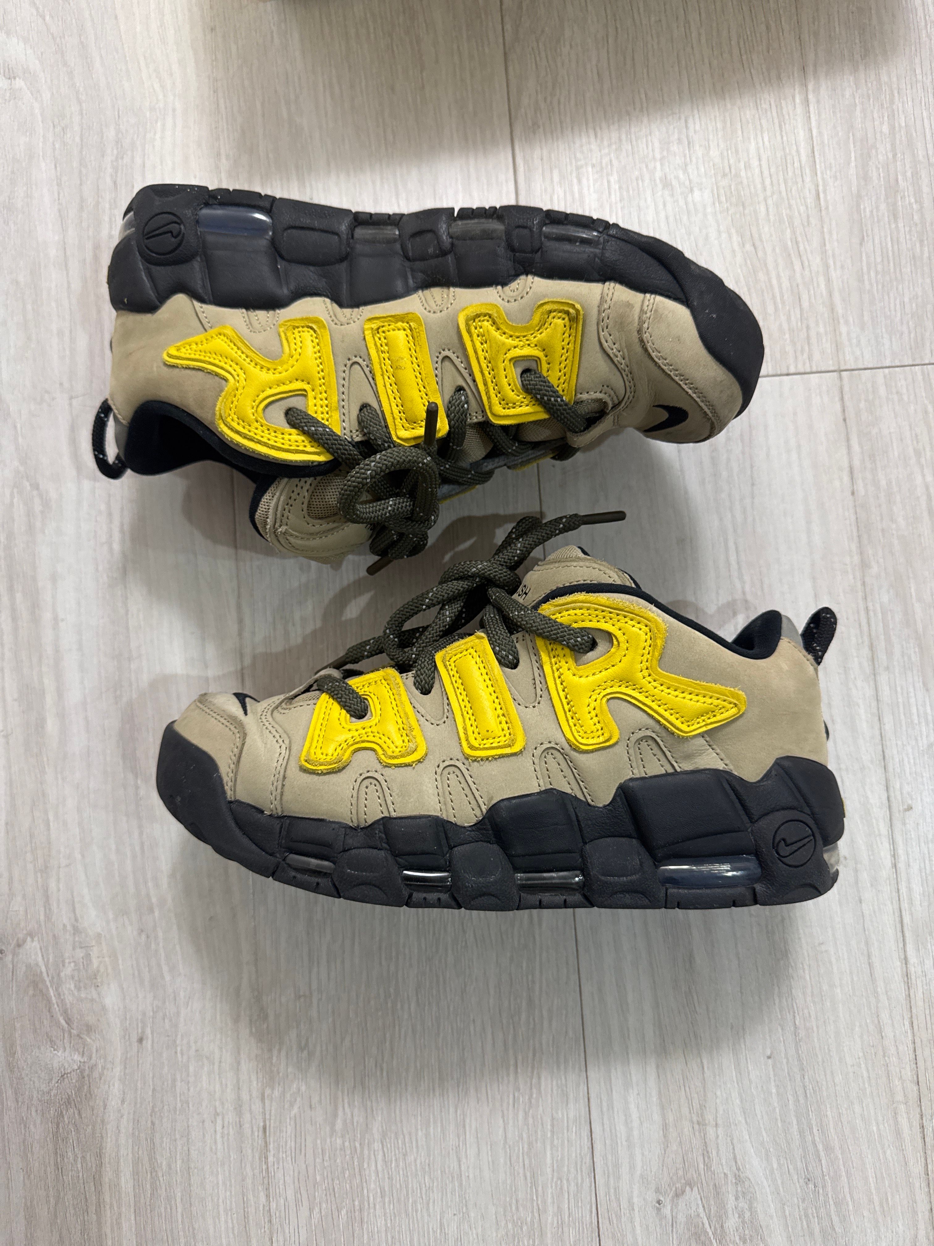 AMBUSH × Nike Air More Uptempo Low "Vivid Sulfur and Limestone"