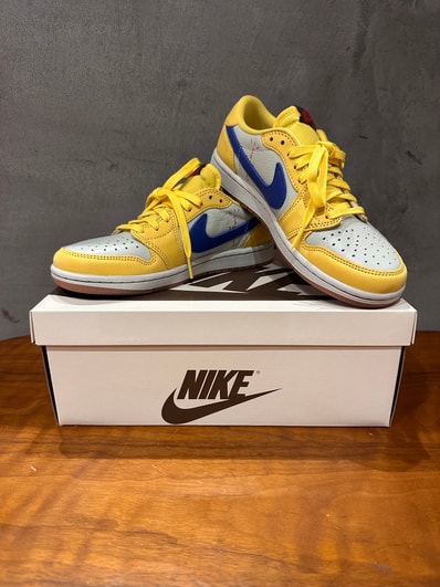 Travis Scott × Nike Women's Air Jordan 1 Retro Low OG "Canary"