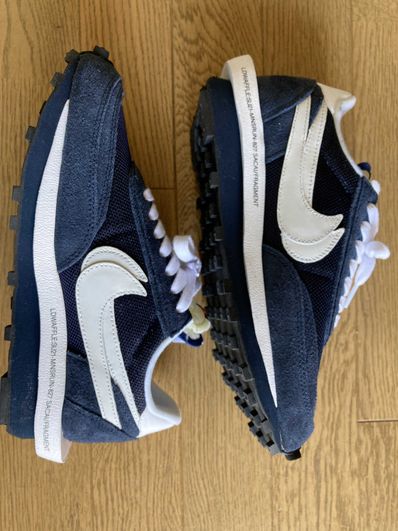 Fragment × sacai × Nike LD Waffle "Blackended Blue"