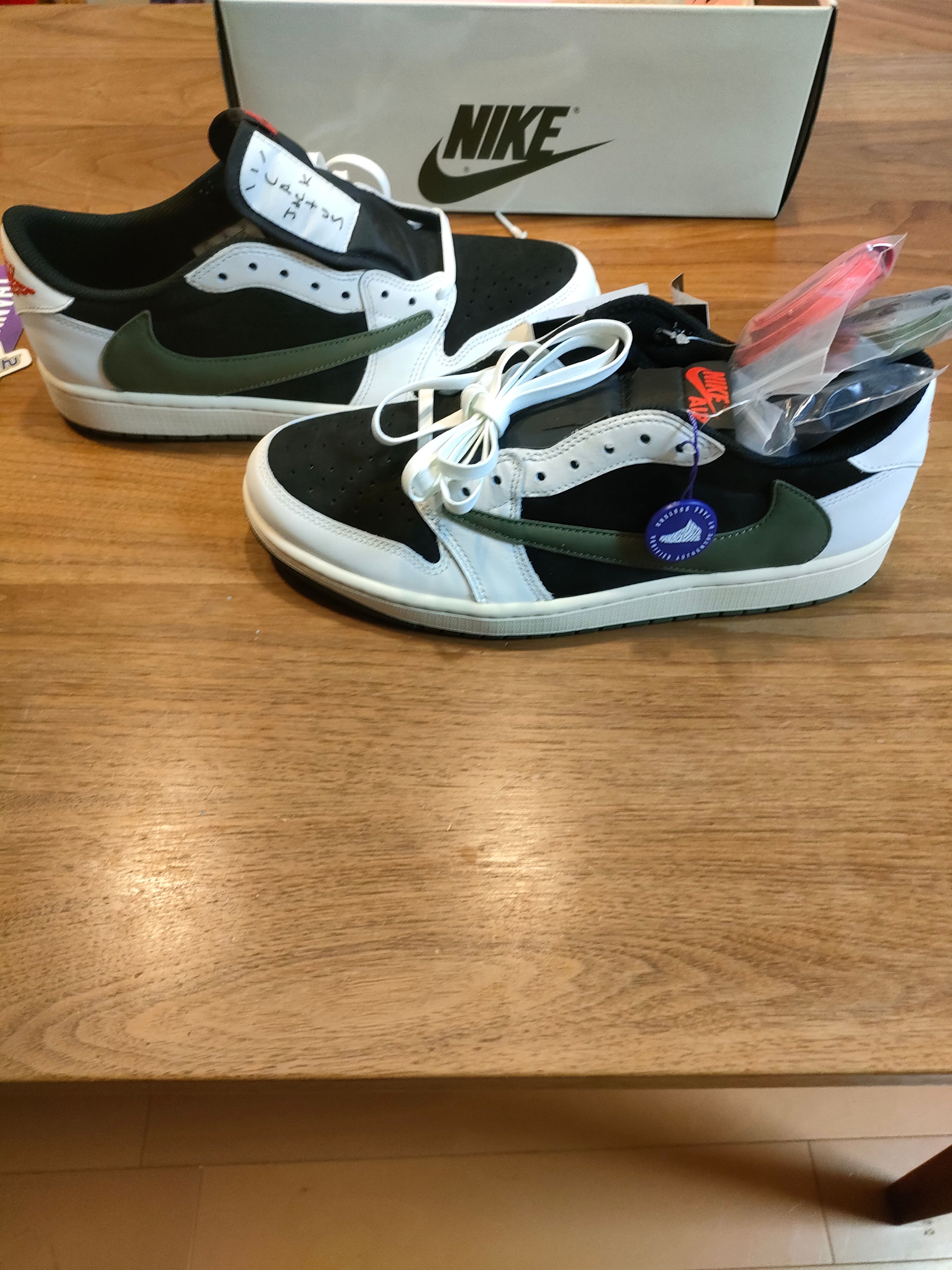 Travis Scott × Nike Women's Air Jordan 1 Low OG "Medium Olive"