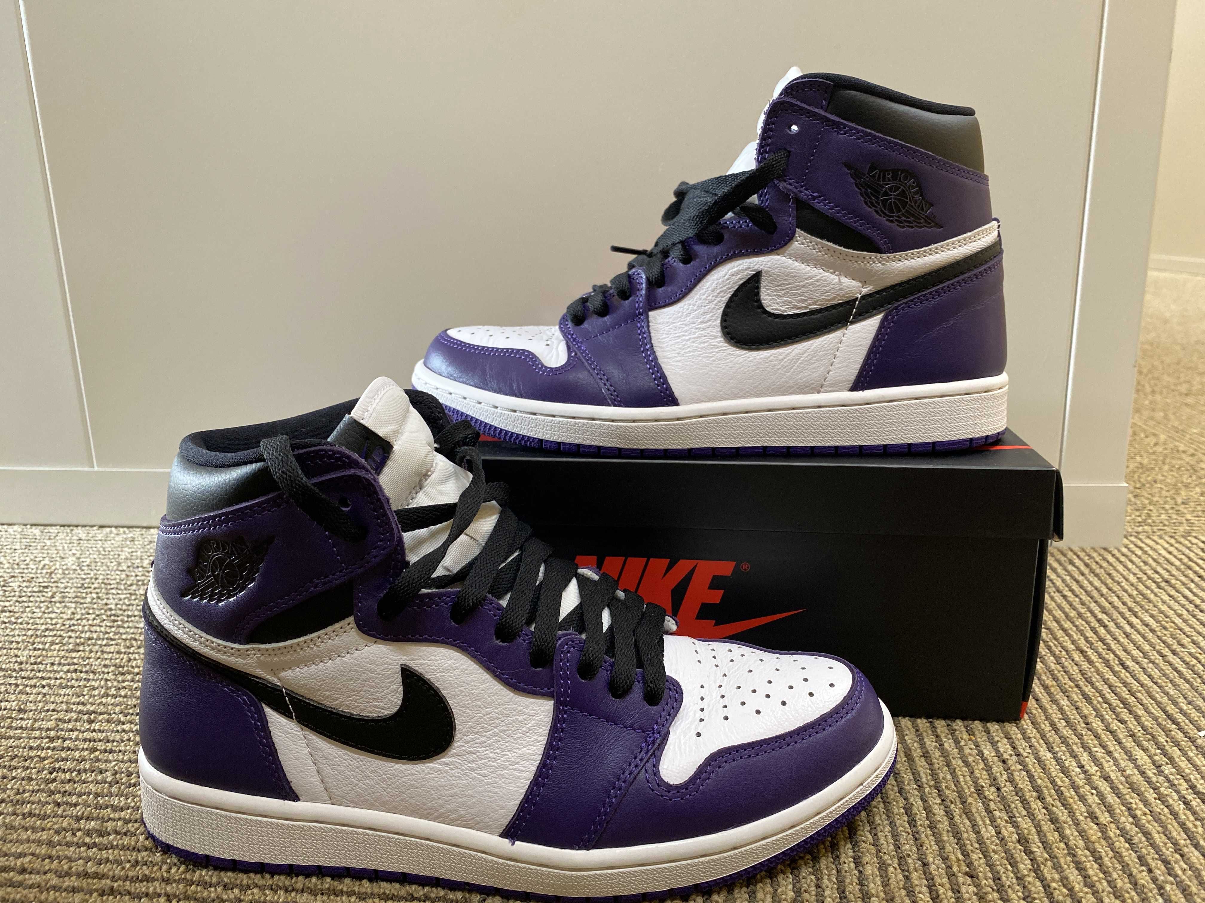 Nike Air Jordan 1 Retro High OG "Court Purple White/Black" (2020)   