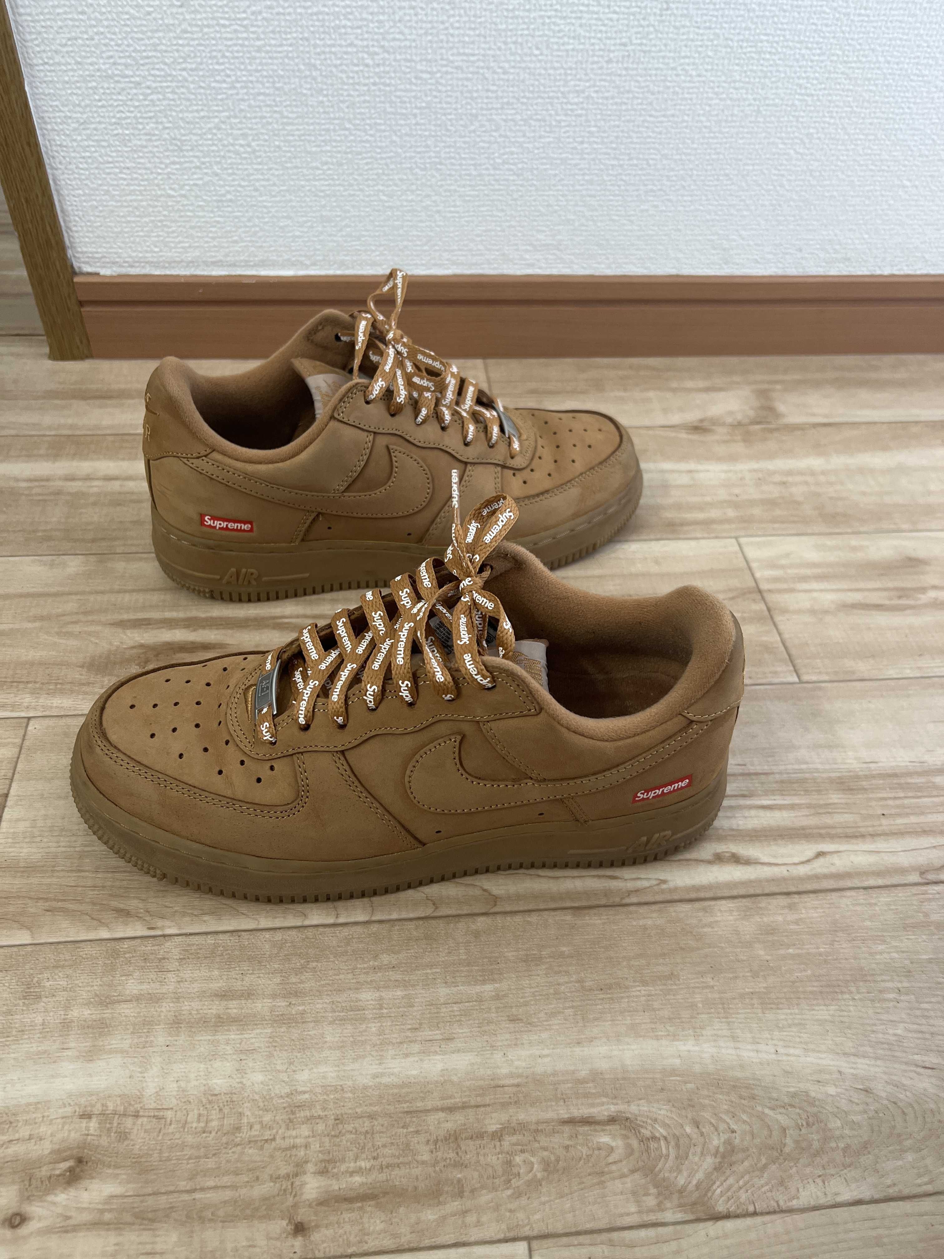 Supreme × Nike Air Force 1 Low "Flax/Wheat"