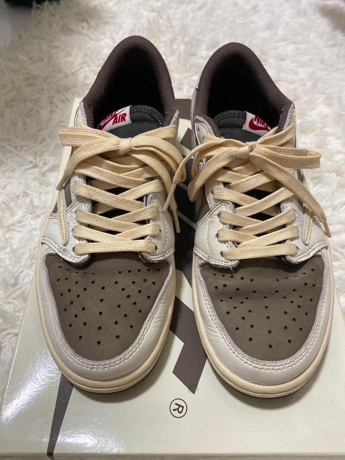 Travis Scott × Nike Air Jordan 1 Low OG SP "Reverse Mocha/Sail and Ridgerock"